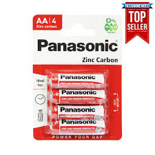 [R73713] Panasonic Aa (R6)Pk4 Zinc Carbon Battery