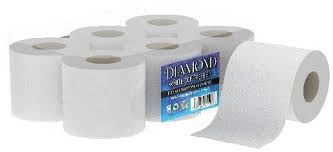 Diamond Centrefeed 2 ply - White 180mm Width