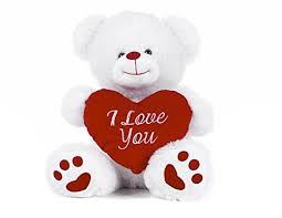 [R2115863] 8"/20Cm White Bear With Heart