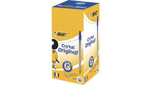 [R185174] Bic Ball Point Pen Blue (Box Of 50)
