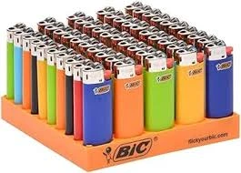Bic Mini Lighter C/R Model J-25 Box Of 50