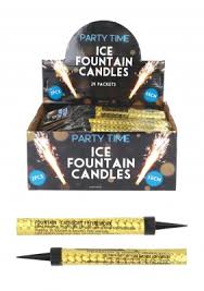 [R2119277] Fountain Ice Gold Sparkling 15Cm