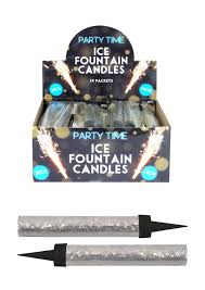 [R2120181] Fountain Ice Silver Sparkling 15Cm 2Pcs