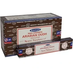 [R192961] Satya Arabian Oudh Incense Sticks 15Gx12