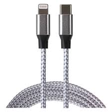 Lumi Charging Cable C to Lightening , USB2.0, 9V2A 18W,Braided, 1Mt.
