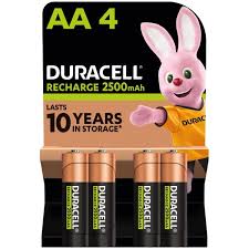 Duracell AA Rechargeable 4pk (2500mah)