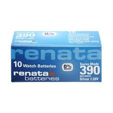 [R41775] Renata 390 Watch Batteries 10pc