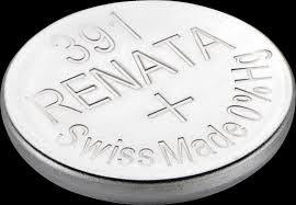 Renata 391 Watch Batteries (Also For 381 or SR1120W) 10pc