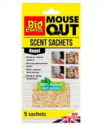[R191110] The Big Cheese Anti Mouse Scent Sachets - 5 Pack