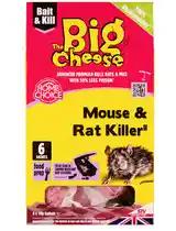 [R83829] The Big Cheese Mouse & Rat Killer2 - 6 Pasta Sachets (Stv222) (Replaced Stv122)