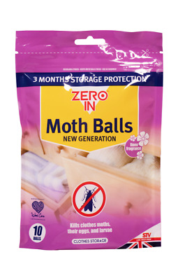 Zero In Zero Moth Balls 10Pk