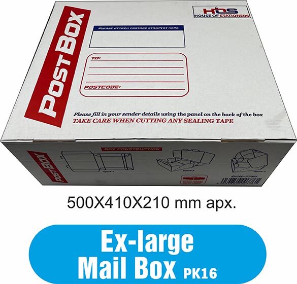 [R2118702] Hos  Ex-Large Mail Box (16pcs)(£2.17 each)