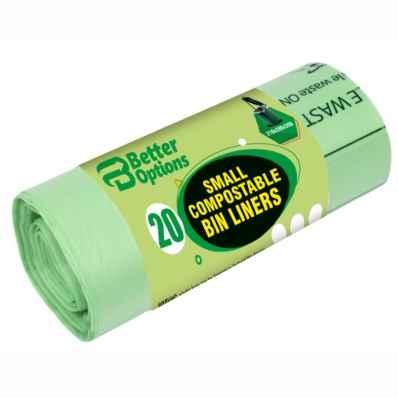 [R2112572] Better Options  20 Compostable Bin Liners 7Ltrs
