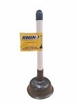 [R2113956] Rhino Short Plastic Handle Sink Bath Plunger