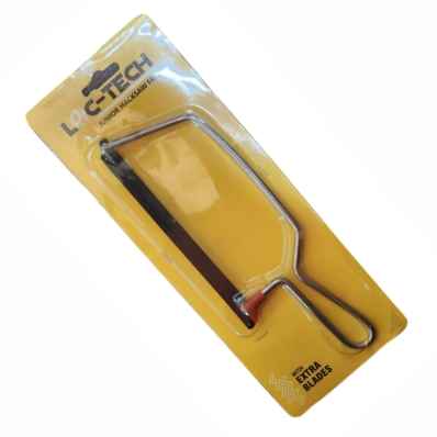 [R2113400] Loc-Tech Junior Hacksaw Chrome Finish With 2 Blades