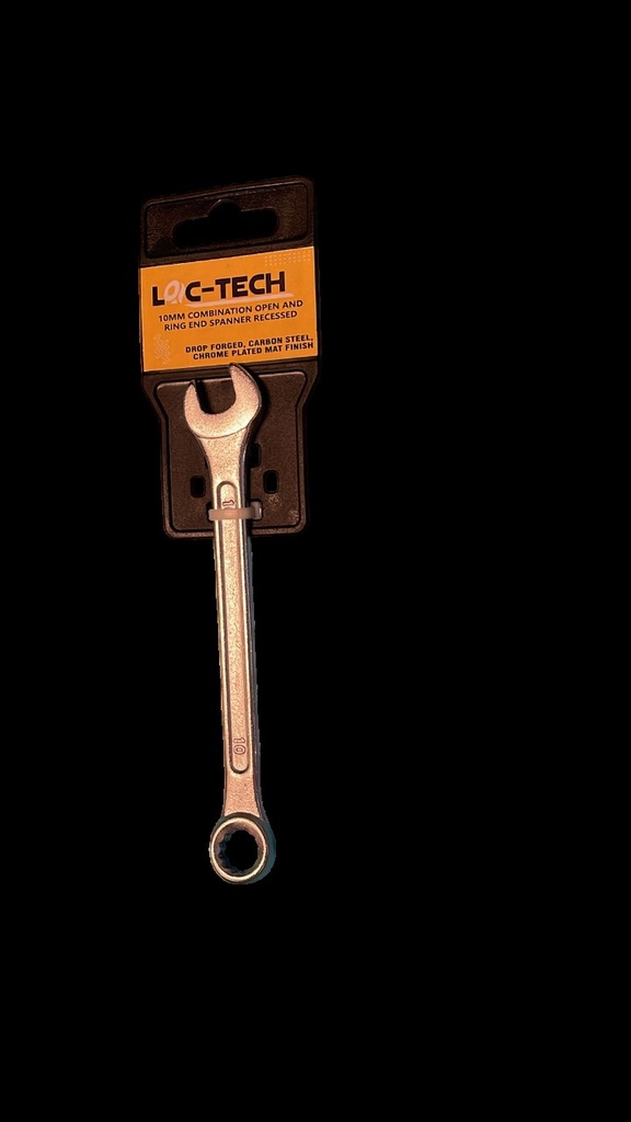 Loc-Tech 10 Mm Combination Spanner Forged Carbon Steel