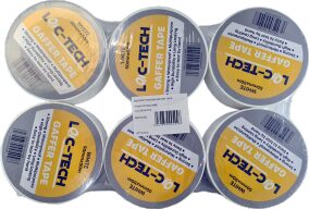 [R2113964] Loc-Tech 50M Gaffer Tape-White